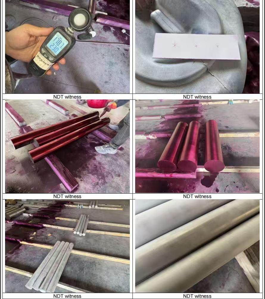 Non-Destructive Testing of alloy bars before shipment