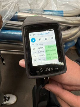 PMI material verification at Jiangsu Xinhua Alloy manufacturing base