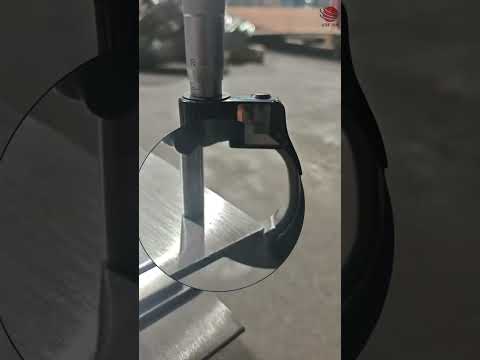 Alloy Plate Thickness Measurement: Quality Inspection Video