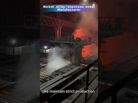 Nickel Alloy Hot Rolling: Factory Production Video